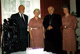 Sr. Jan and Sr. Angeline meet with Archbishop Goclowski