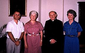 Albert Galea, Sr. Angeline, Archbishop Joseph Mercieca of Malta, and Sr. Jan